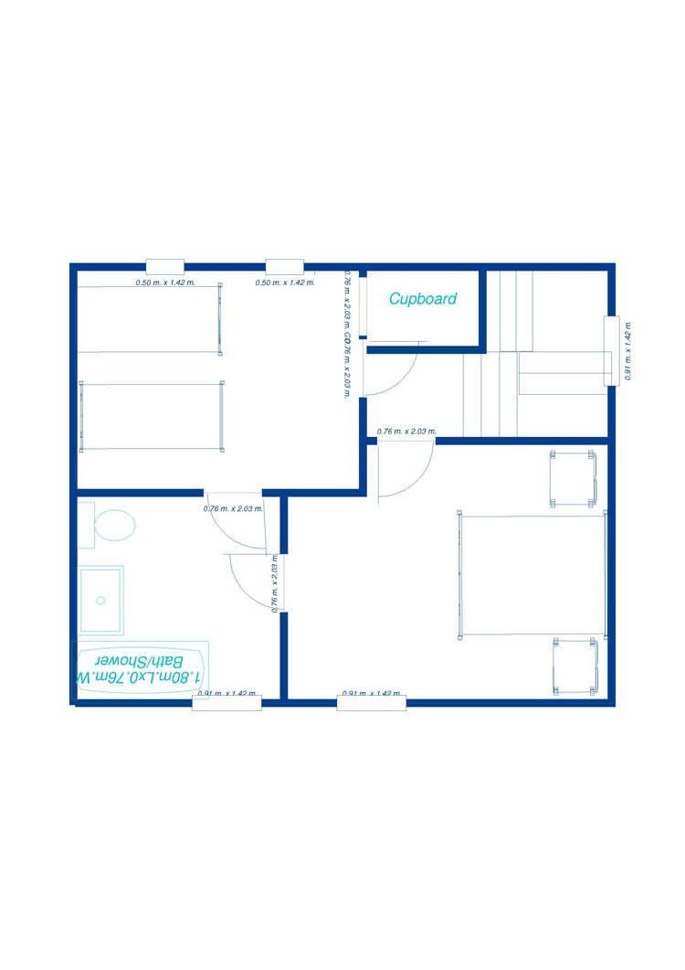 Chalet Marais Rouge Verbier Floor Plan 3